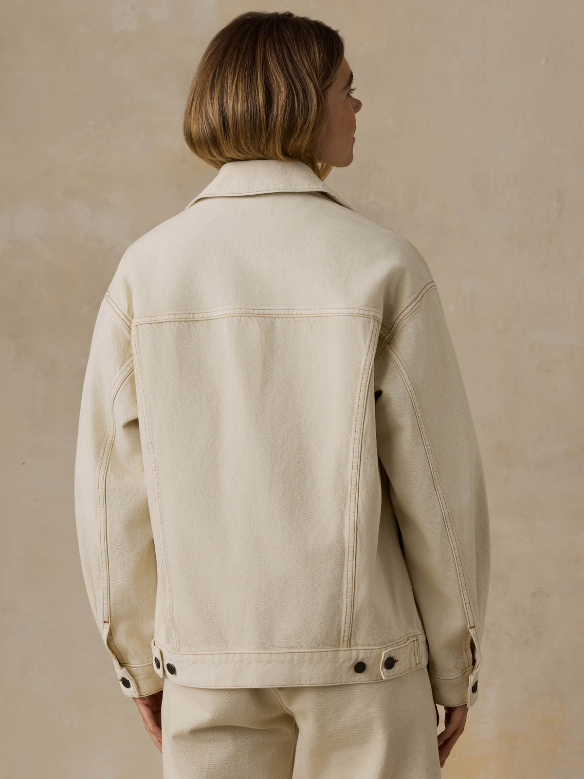 Driftwood Denim Jacket - Almond Milk