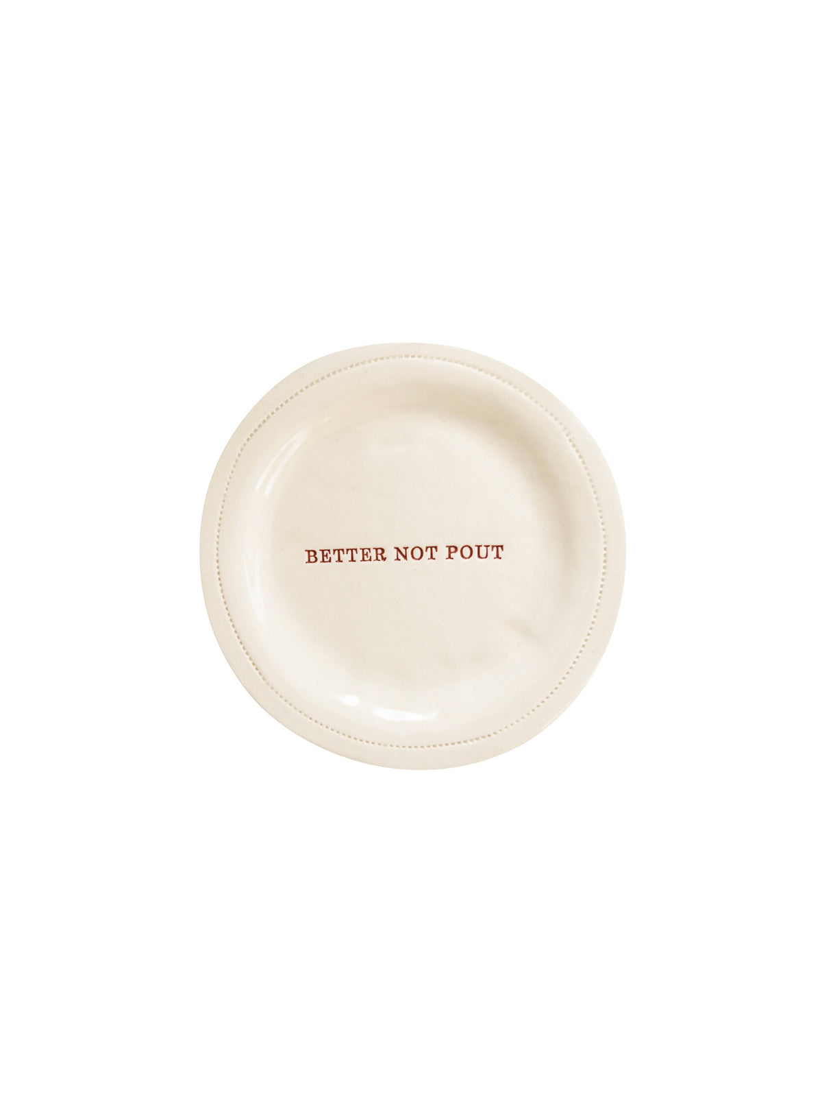 Better Not Pout CanapŽ Plate