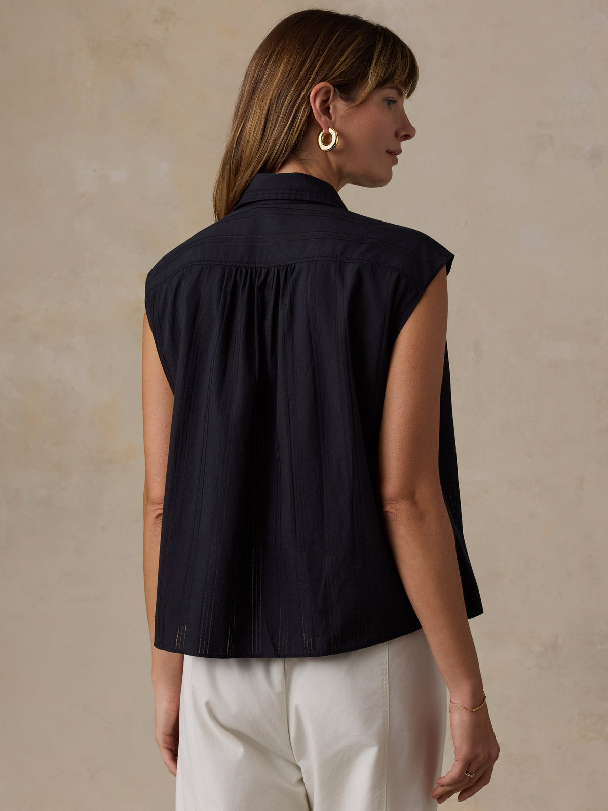 Heirloom Dobby Lucia Top - Black