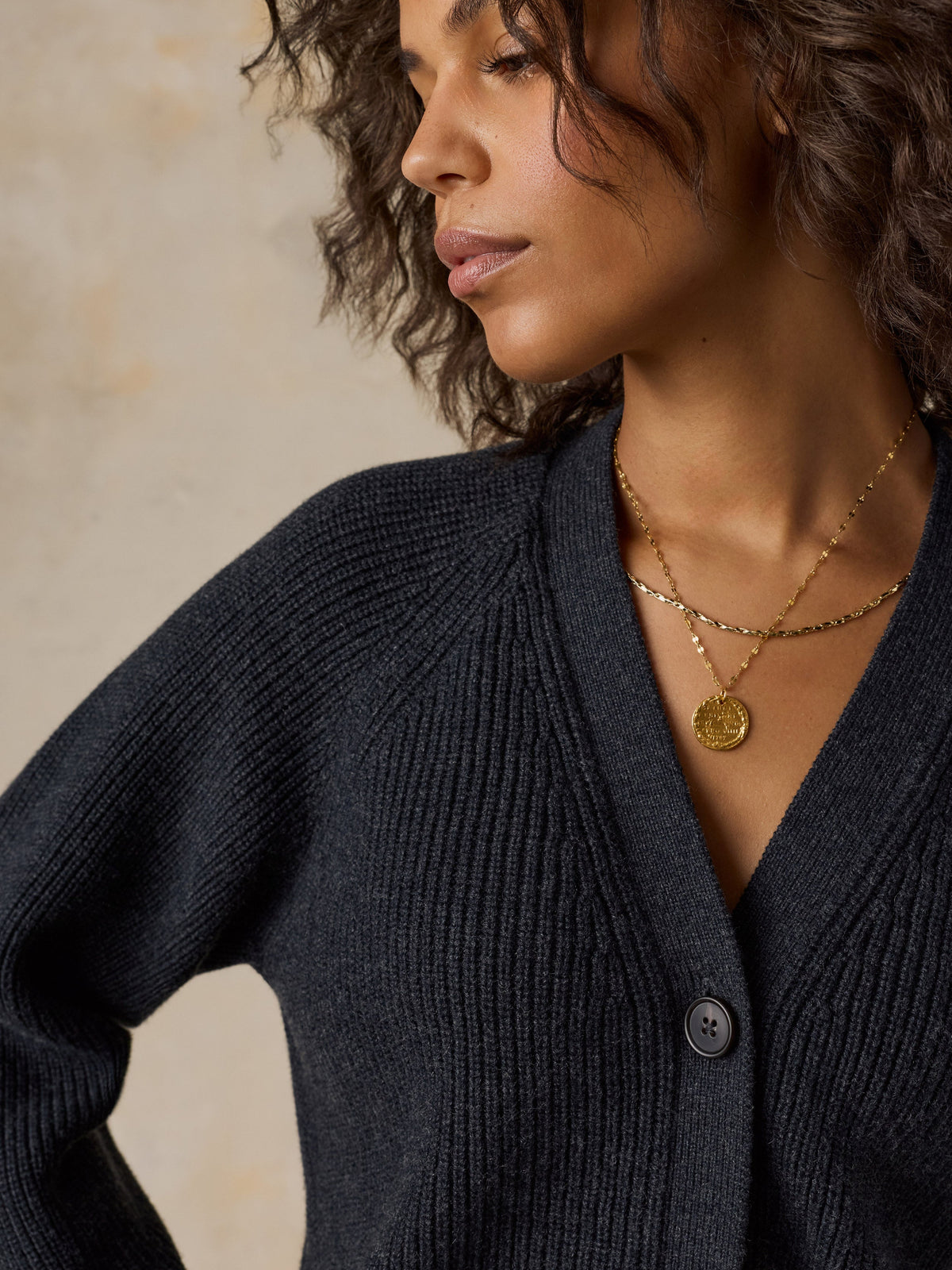 Northshore Cardigan - Charcoal