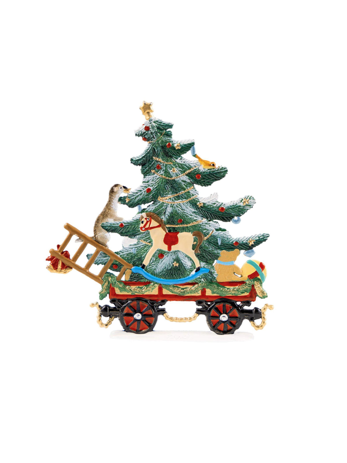 Wilhelm Schweizer Pewter Christmas Train