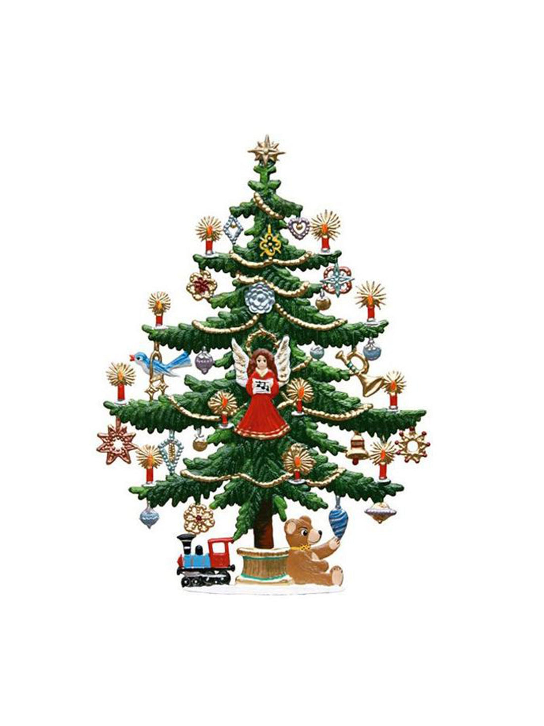 Wilhelm Schweizer Pewter Decorated Christmas Tree