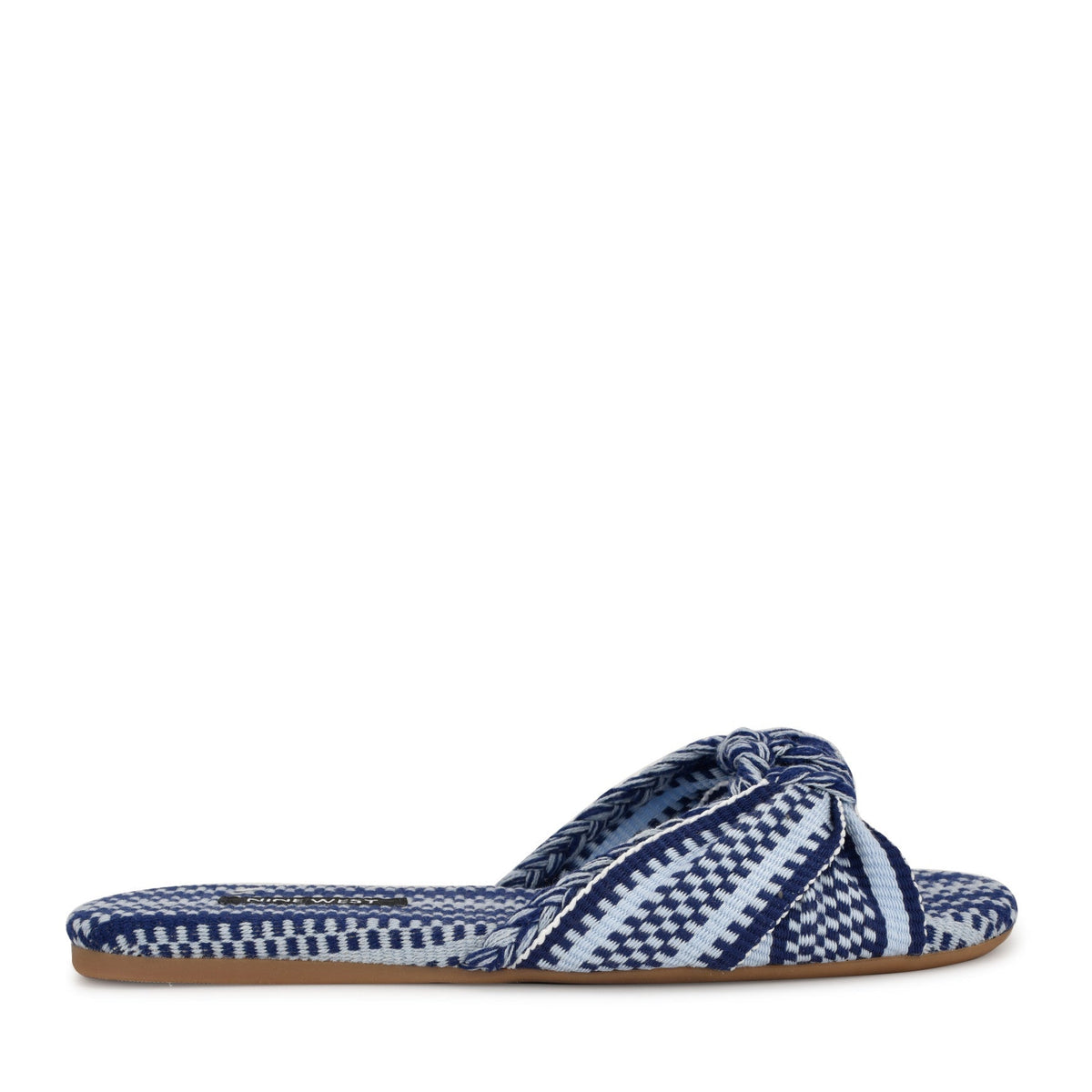 Lalta Knotted Flat Slide Sandals