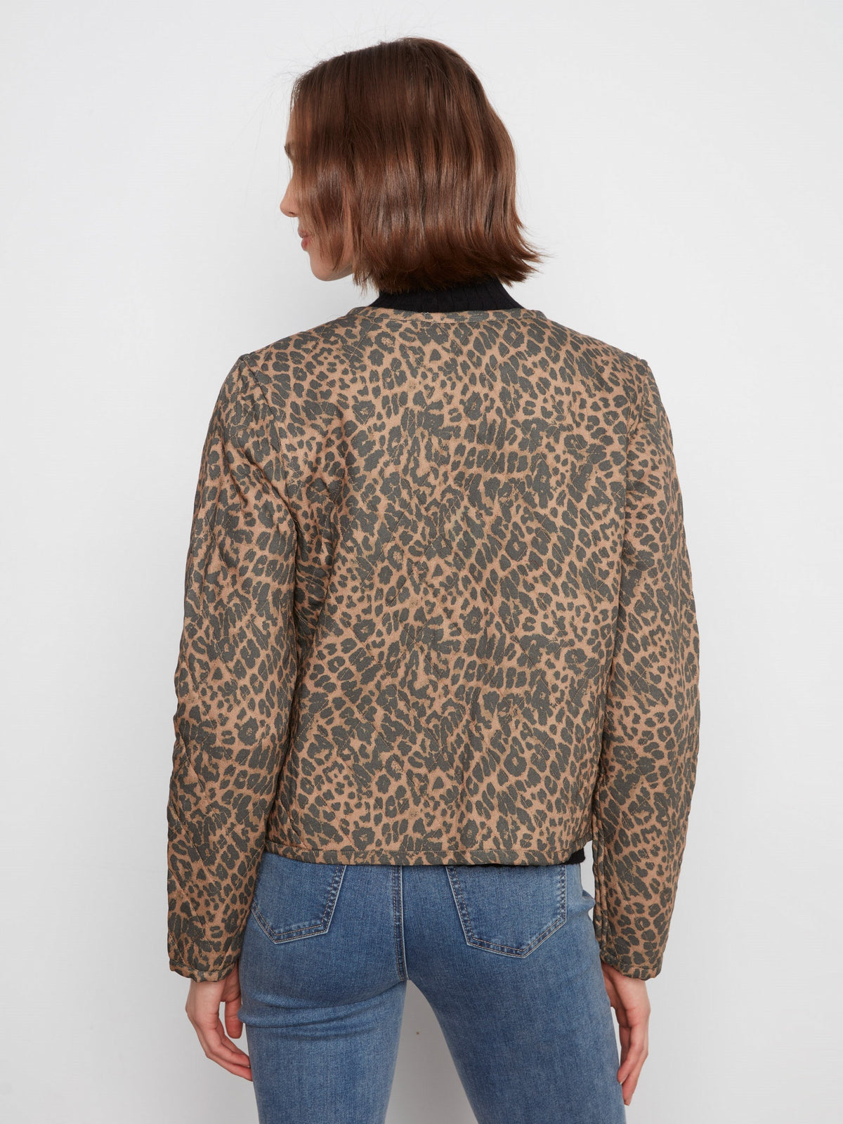 Reversible Animal Print Quilted Jacket - Imprint