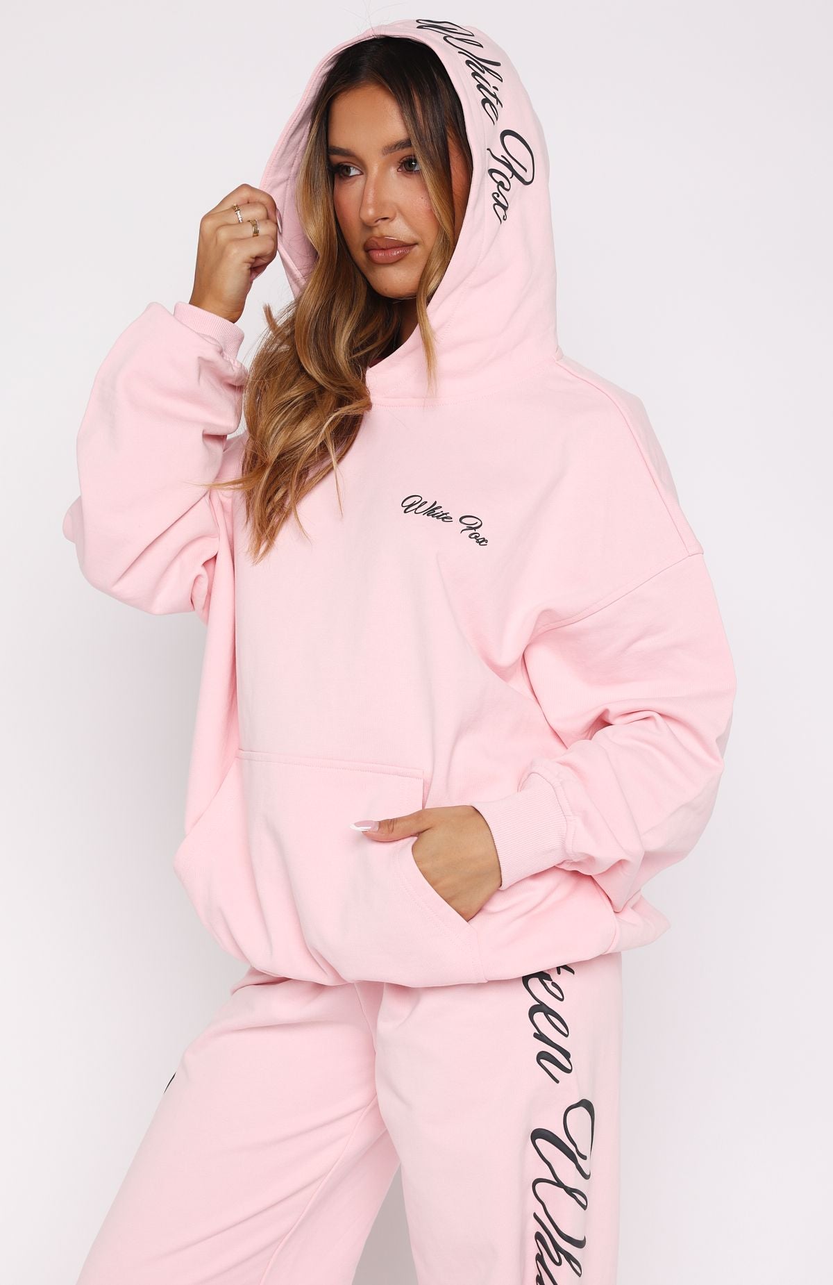 Lucky Thirteen Shaya Oversized Hoodie Soft Pink