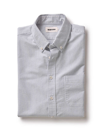 The Jack in Navy University Stripe Everyday Oxford