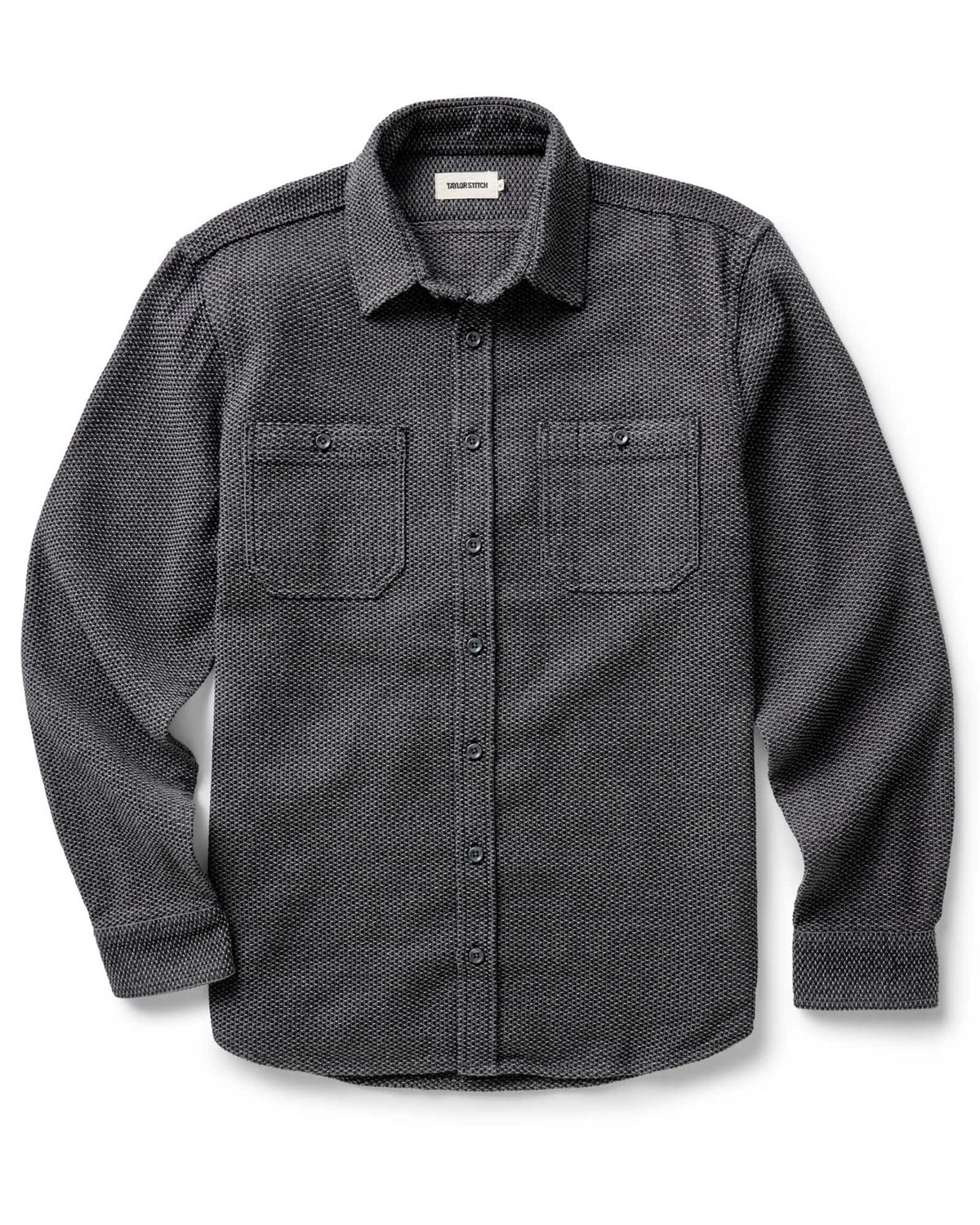 The Utility Shirt in Charcoal Sashiko