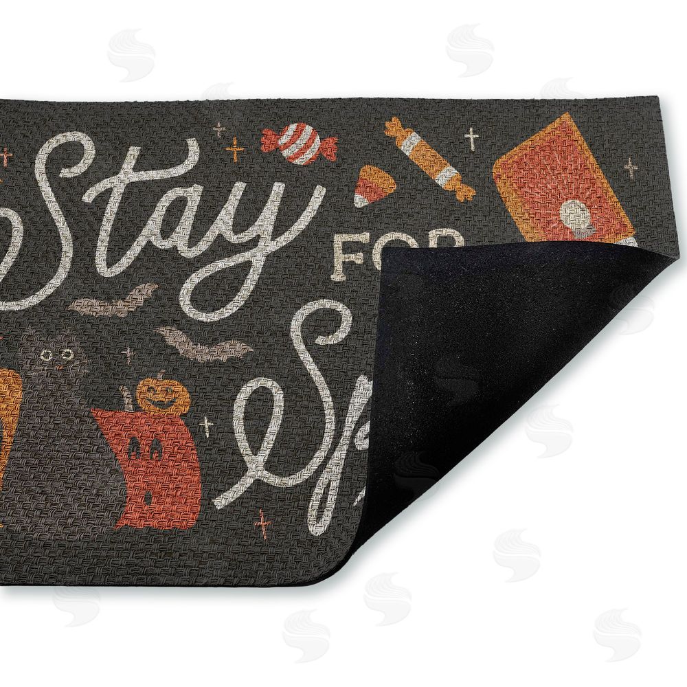 Laura Marshall | Stay for a Spell Halloween Faux Sisal Door Mat