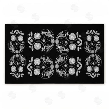 El Perkin | Varied Round Fractals Non-Woven Door Mat