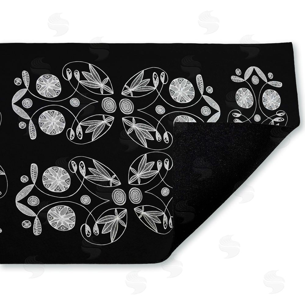 El Perkin | Varied Round Fractals Non-Woven Door Mat