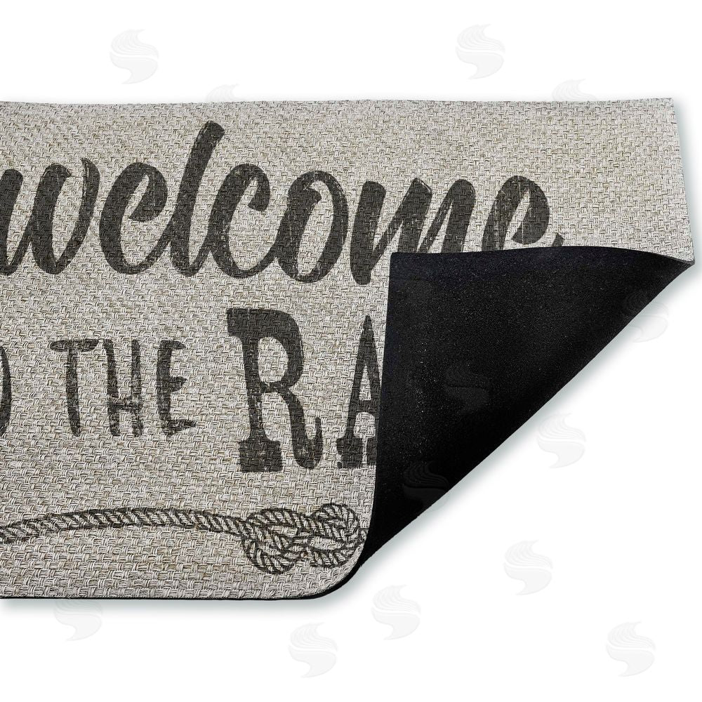 CAD Designs | Welcome To Ranch Entry Faux Sisal Door Mat