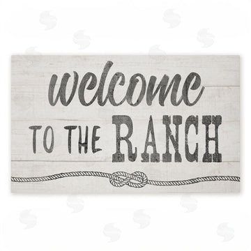 CAD Designs | Rustic Welcome Ranch Entry Non-Woven Door Mat