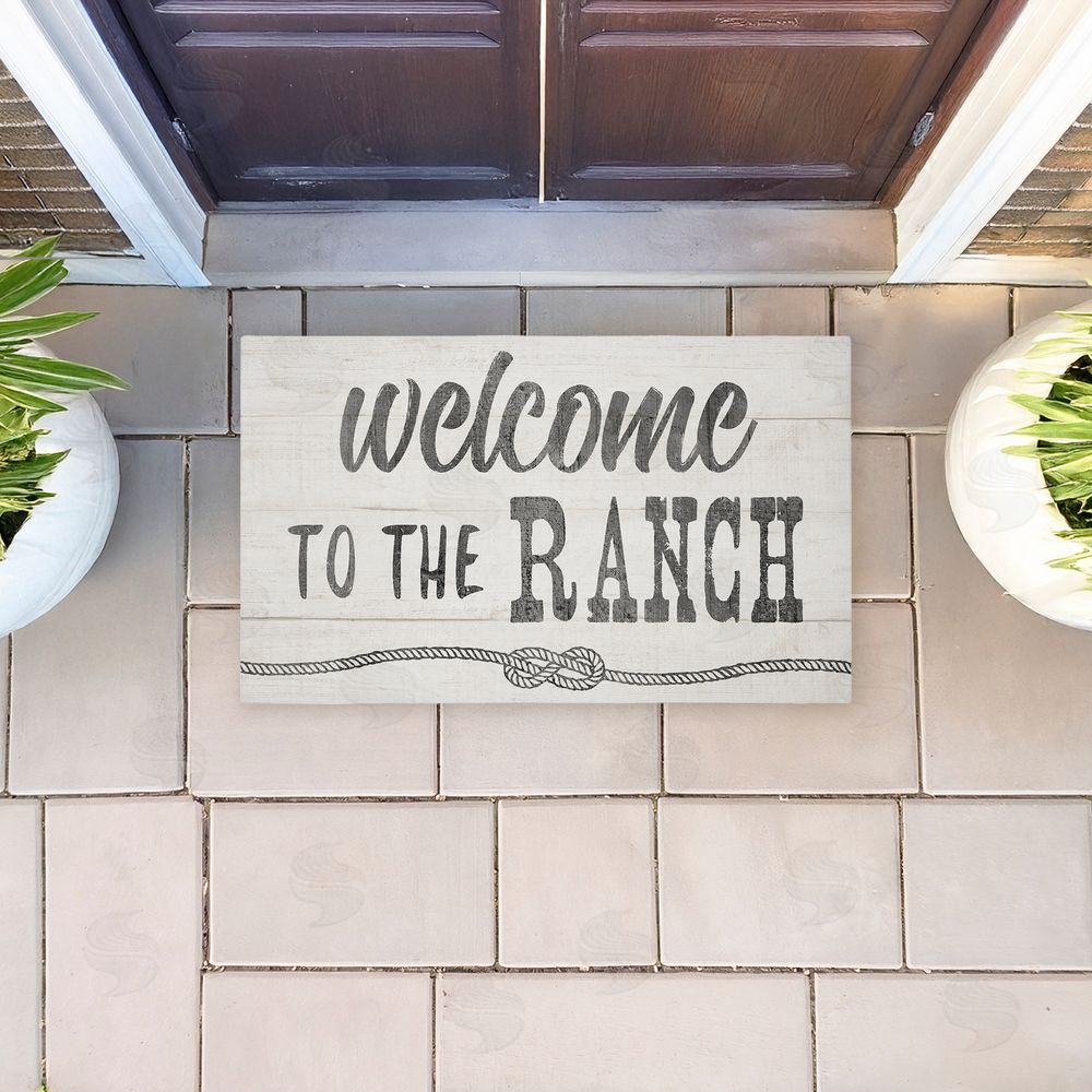 CAD Designs | Rustic Welcome Ranch Entry Non-Woven Door Mat