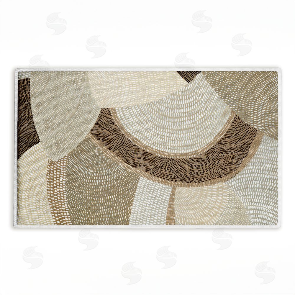 Emma Peal | Mystic Neutral Patterns Plush Bath Mat