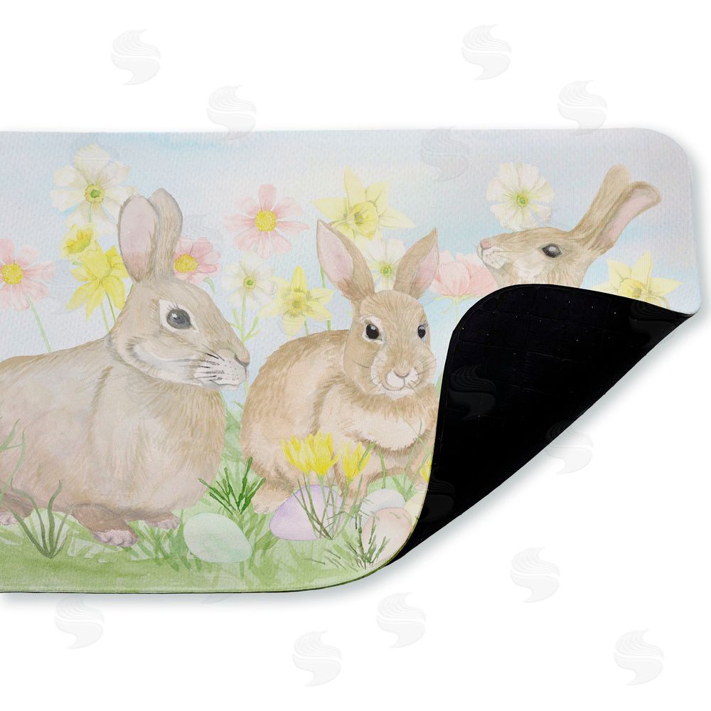 Lee Ann Sanders | Easter Bunnies in Grass Anti-Fatigue Mat