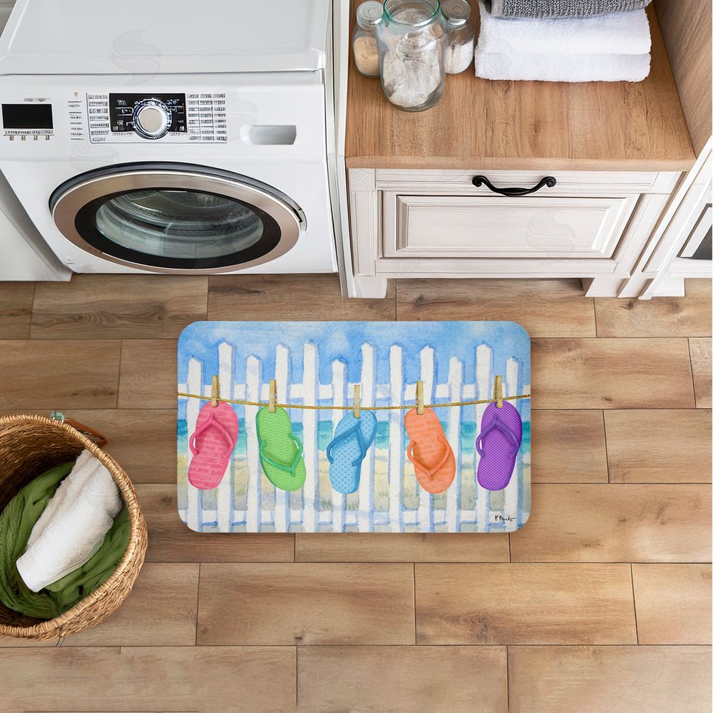 Paul Brent | Flip Flop Summer Clothesline Anti-Fatigue Mat
