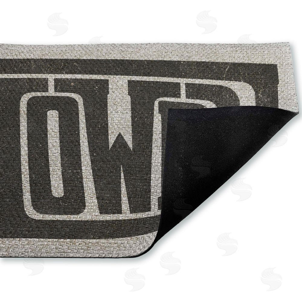 Sisi and Seb | Bold Western Howdy Greeting Faux Sisal Door Mat