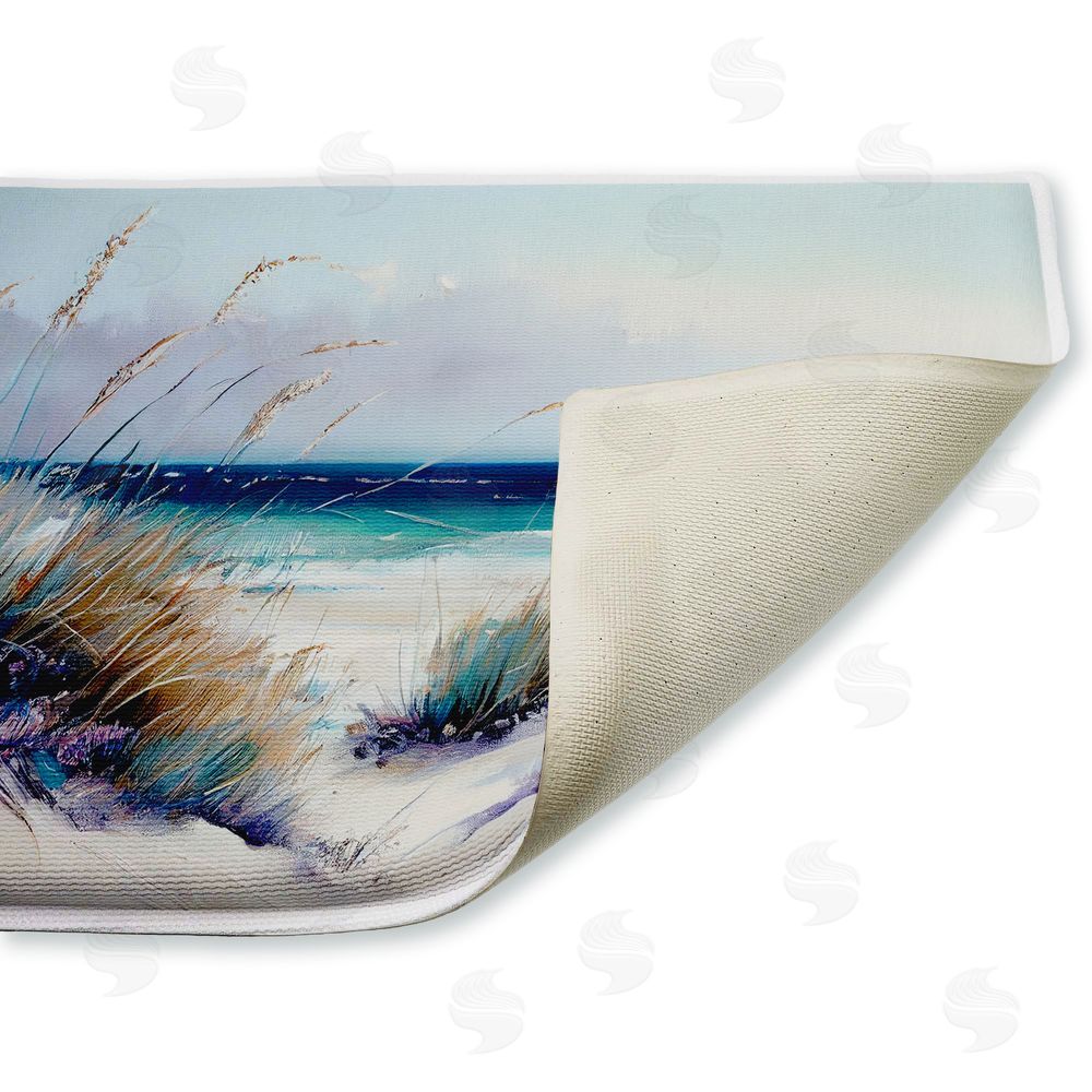 Sasha | Windblown Beach Grasses Plush Bath Mat
