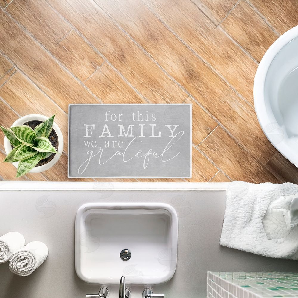 Jaxn Blvd. | For This Family Gratitude Plush Bath Mat