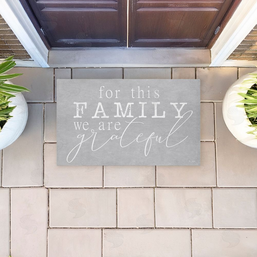 Jaxn Blvd. | For This Family Gratitude Non-Woven Door Mat