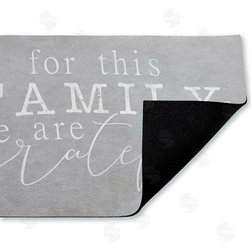 Jaxn Blvd. | For This Family Gratitude Non-Woven Door Mat