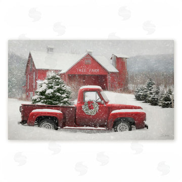 Lori Deiter | Christmas Tree Farm & Truck Non-Woven Door Mat