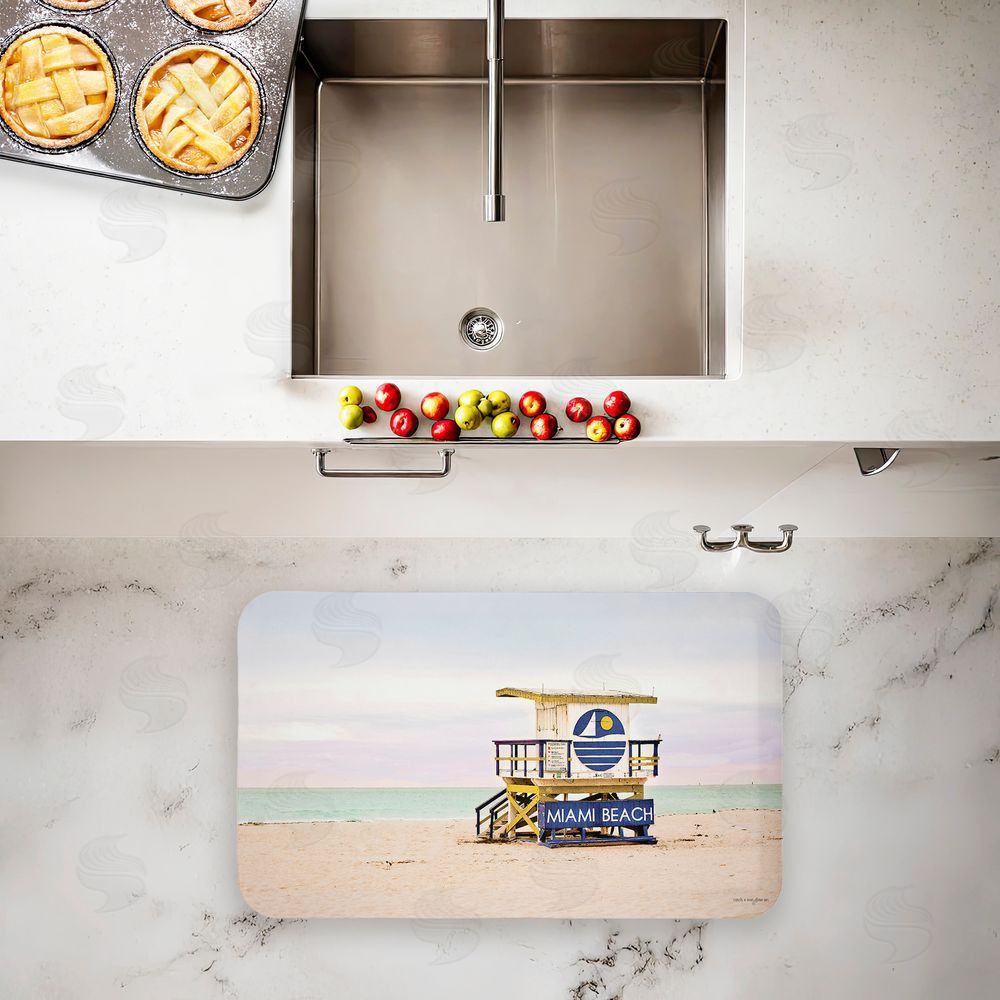 Seven Trees Design | Miami Beach Lifeguard Hut Anti-Fatigue Mat