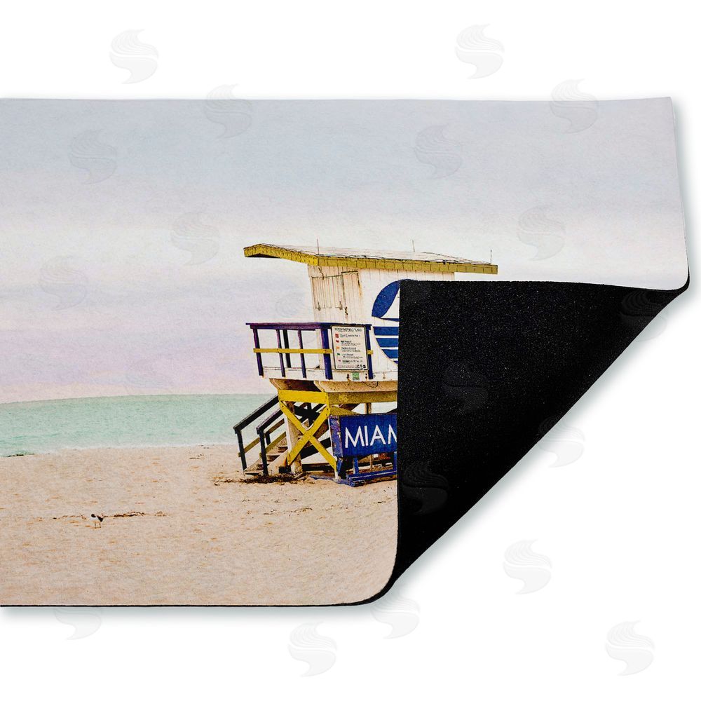 Seven Trees Design | Miami Beach Lifeguard Hut Non-Woven Door Mat