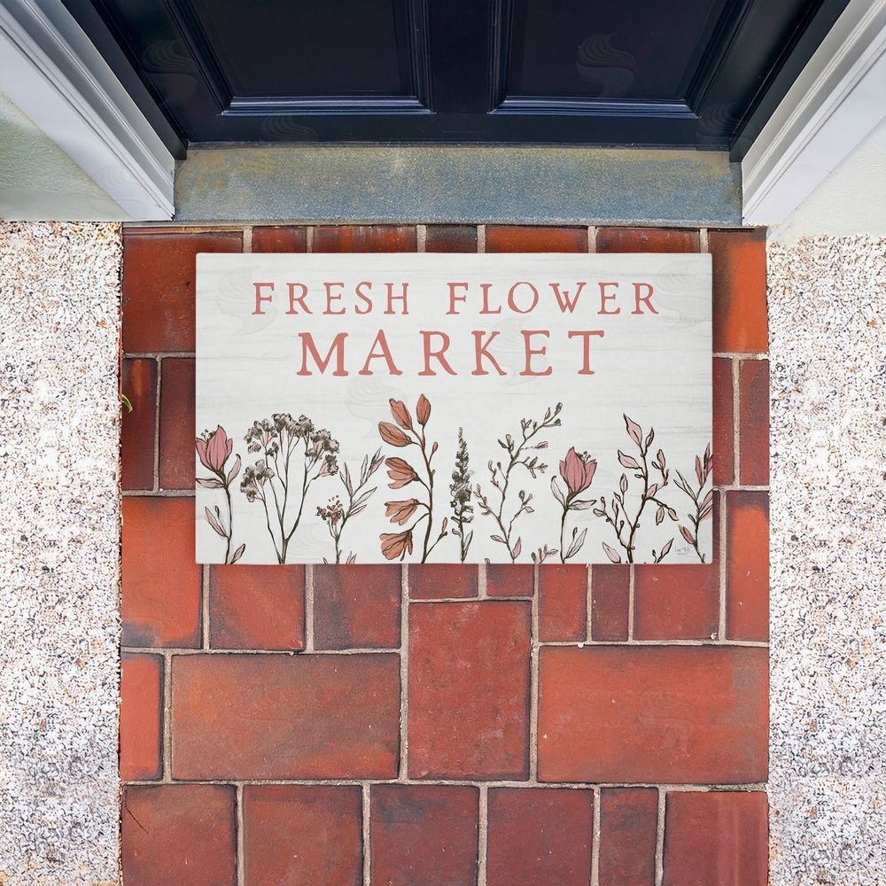 Lux + Me Designs | Fresh Flower Market Blooms Non-Woven Door Mat