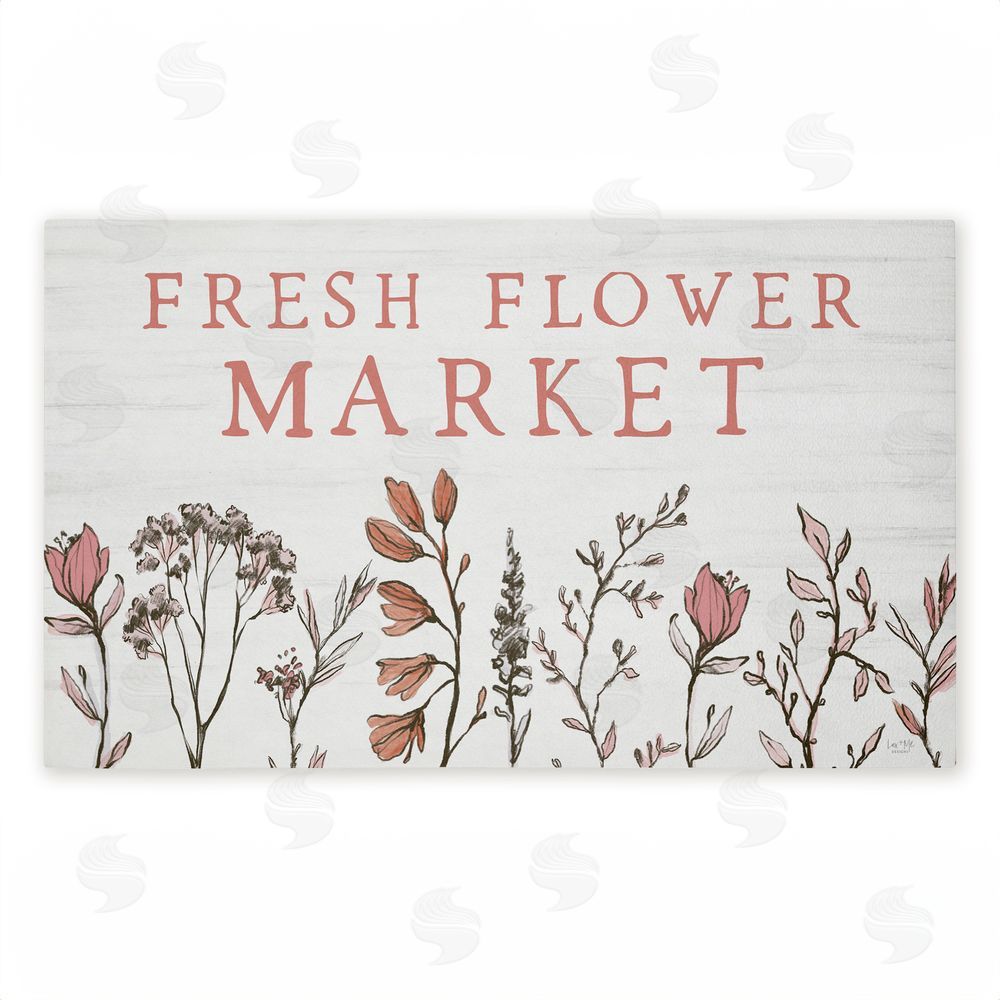 Lux + Me Designs | Fresh Flower Market Blooms Non-Woven Door Mat