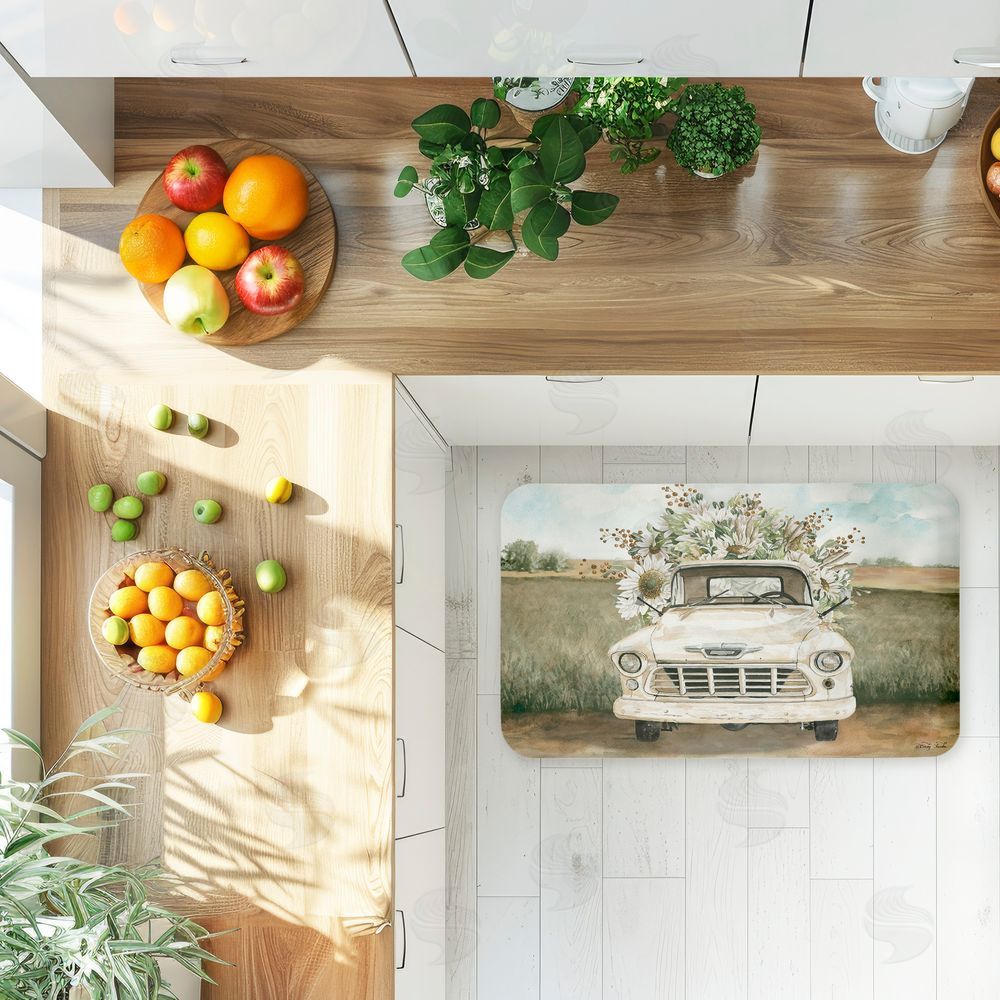 Cindy Jacobs | Vintage Flower Delivery Anti-Fatigue Mat