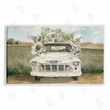 Cindy Jacobs | Vintage Flower Delivery Plush Bath Mat