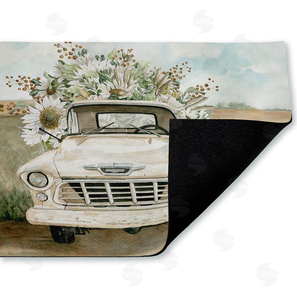 Cindy Jacobs | Vintage Flower Delivery Non-Woven Door Mat