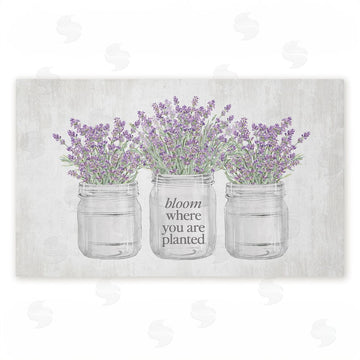 Lettered and Lined | Bloom Where You Are Planted Non-Woven Door Mat