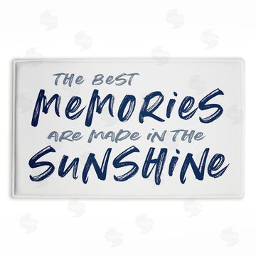 Lettered and Lined | Best Memories In Sunshine Plush Bath Mat