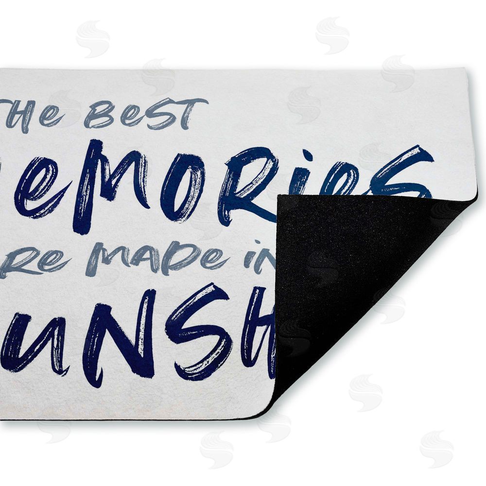 Lettered and Lined | Best Memories In Sunshine Non-Woven Door Mat