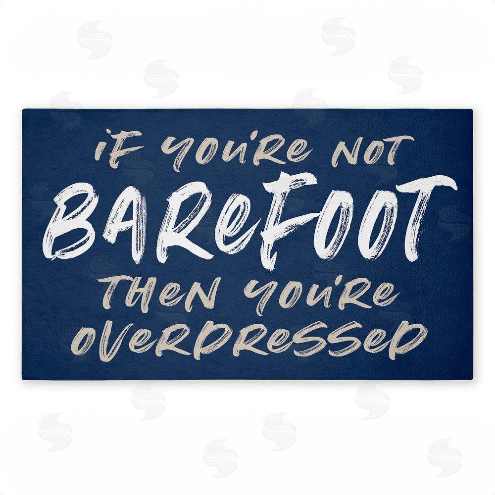 Lettered and Lined | Not Barefoot Then Overdressed Non-Woven Door Mat