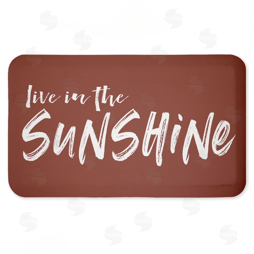 Lettered and Lined | Live In The Sunshine Anti-Fatigue Mat