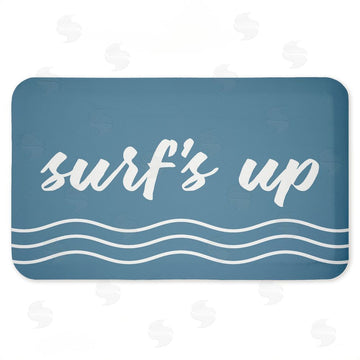 Lettered and Lined | Surf's Up over Blue Anti-Fatigue Mat
