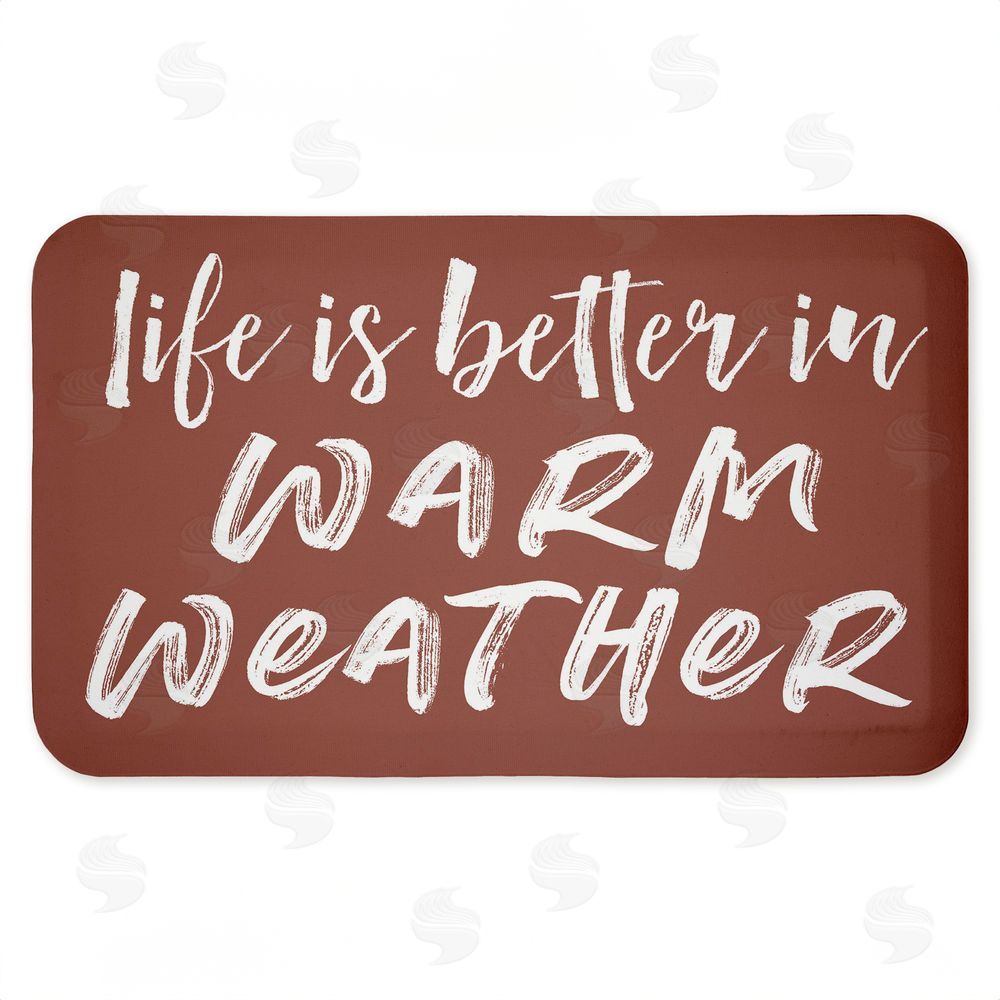 Lettered and Lined | Better In Warm Weather Anti-Fatigue Mat