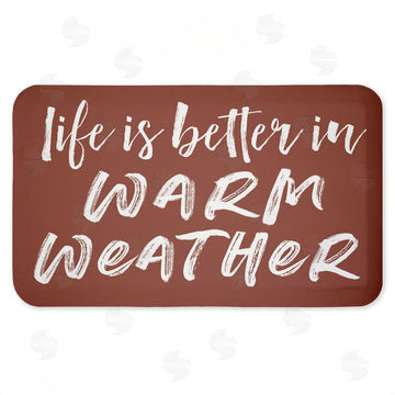 Lettered and Lined | Better In Warm Weather Anti-Fatigue Mat
