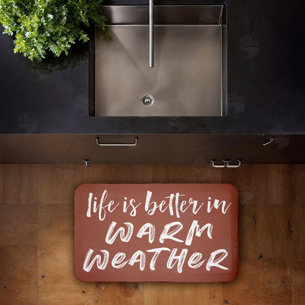 Lettered and Lined | Better In Warm Weather Anti-Fatigue Mat
