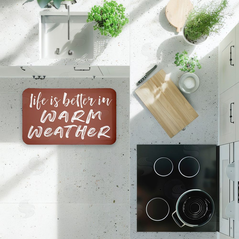 Lettered and Lined | Better In Warm Weather Anti-Fatigue Mat