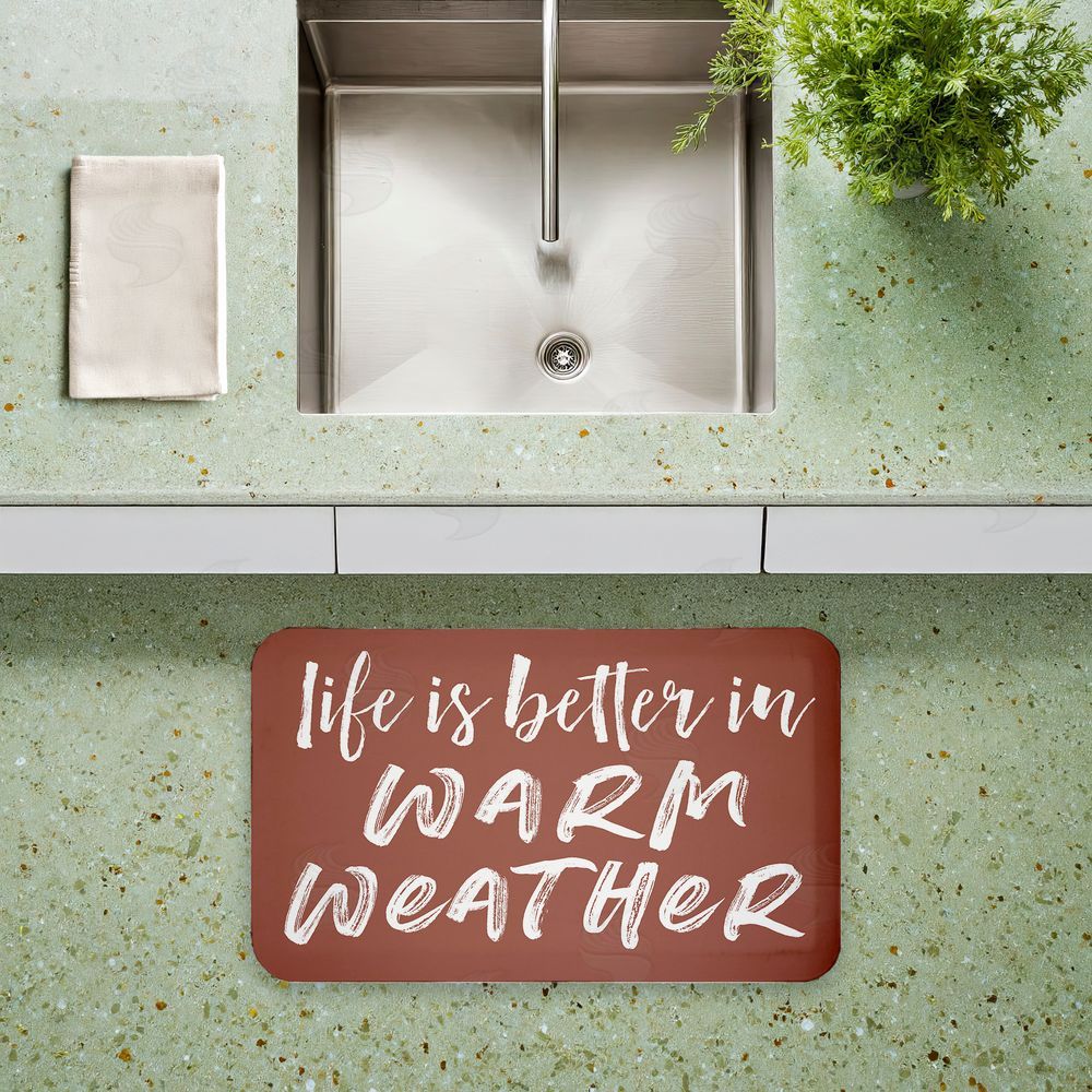 Lettered and Lined | Better In Warm Weather Anti-Fatigue Mat
