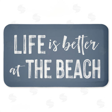 Lettered and Lined | Better At Beach Sentiment Anti-Fatigue Mat