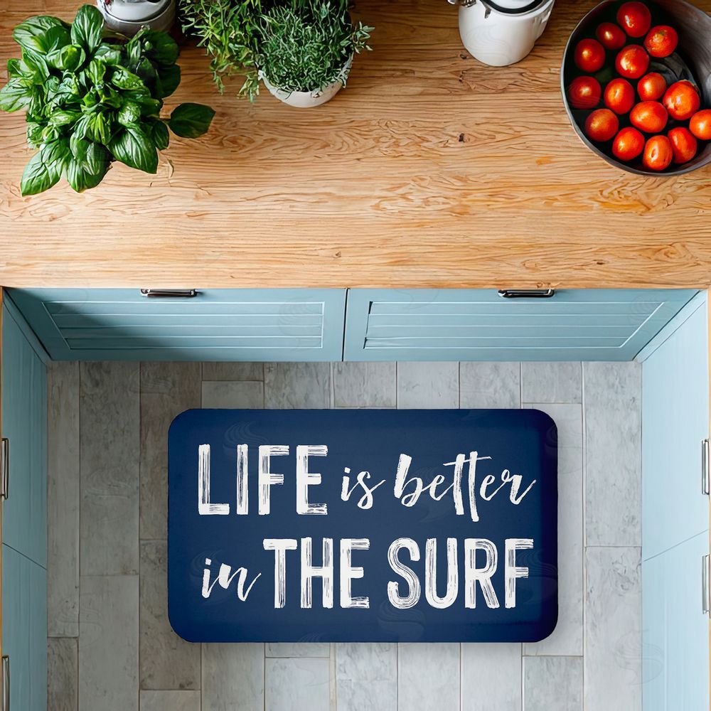 Lettered and Lined | Better In The Surf Sentiment Anti-Fatigue Mat