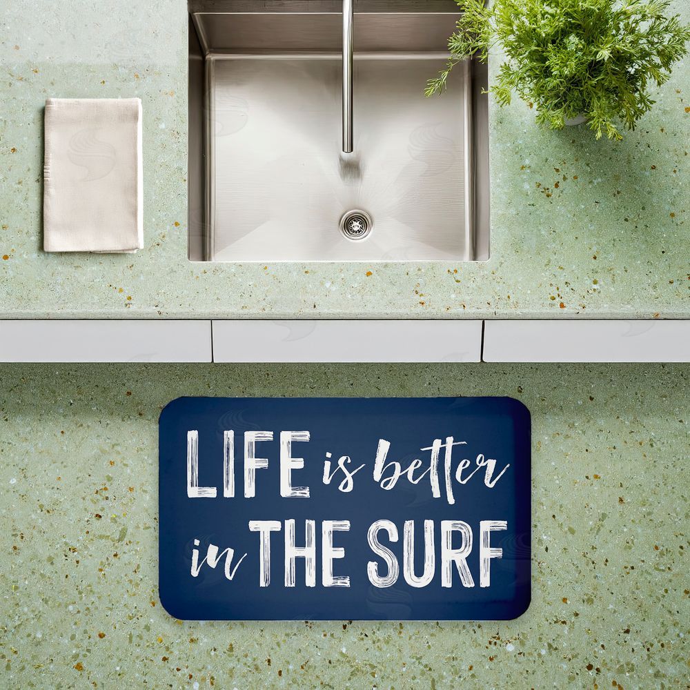 Lettered and Lined | Better In The Surf Sentiment Anti-Fatigue Mat
