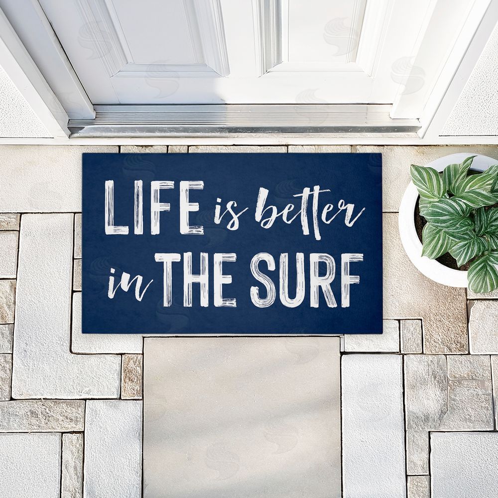 Lettered and Lined | Better In The Surf Sentiment Non-Woven Door Mat