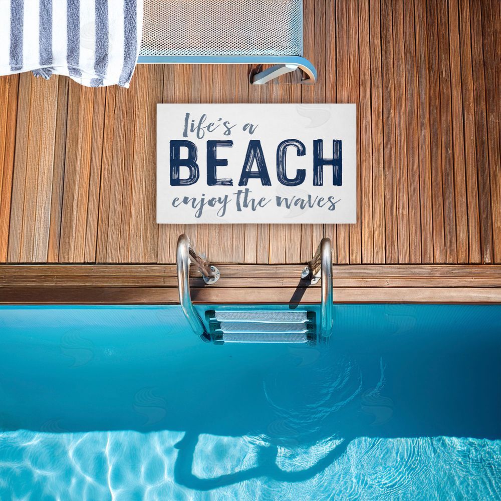 Lettered and Lined | Life's A Beach Enjoy Non-Woven Door Mat