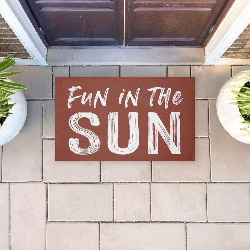 Lettered and Lined | Fun In The Sun Sentiment Non-Woven Door Mat